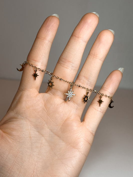 BRACCIALE CELESTIAL GOLD (ACCIAIO INOX)