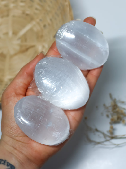 Palmstone di Selenite (Satin Spar)