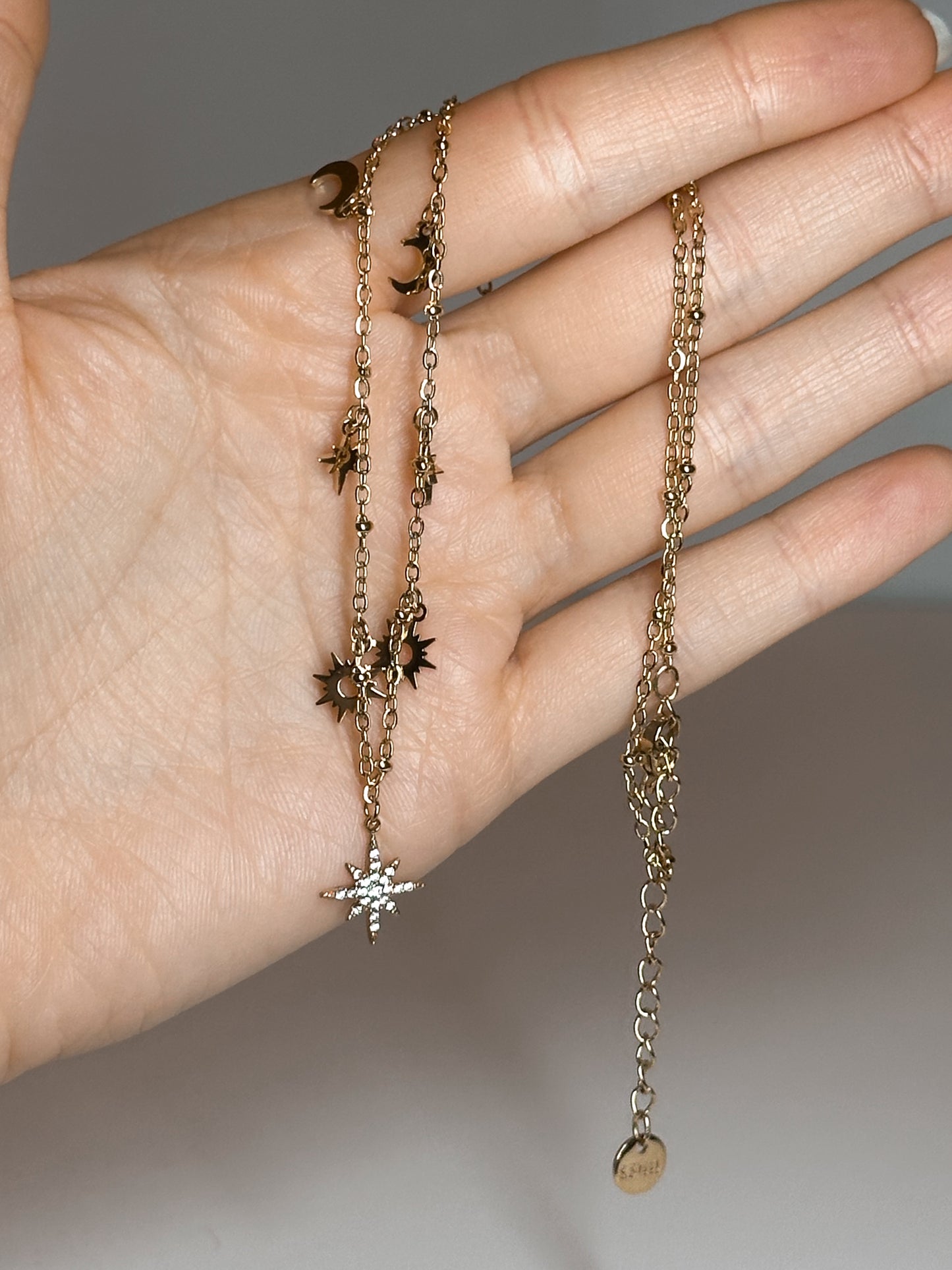 COLLANA CELESTIAL GOLD (ACCIAIO INOX)