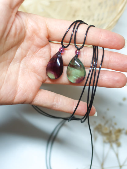 Collana in Fluorite Arcobaleno