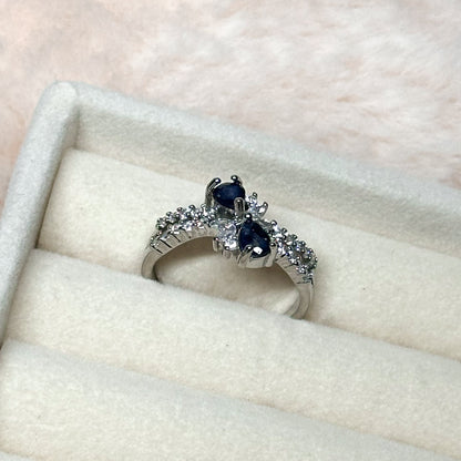 ANELLO DUSK IN TOPAZIO BLU