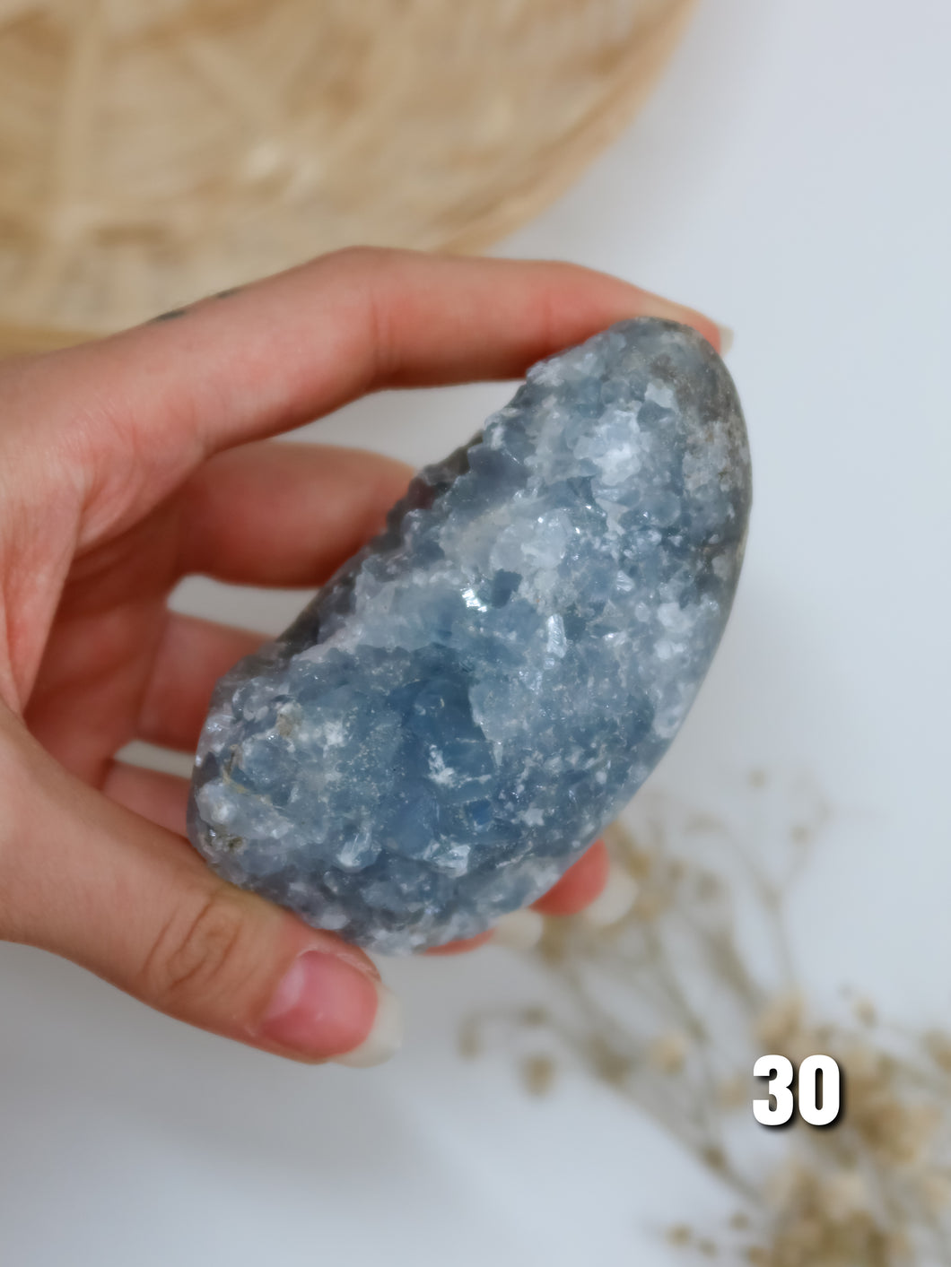 Freeform a Drusa di Celestite (o Celestina)