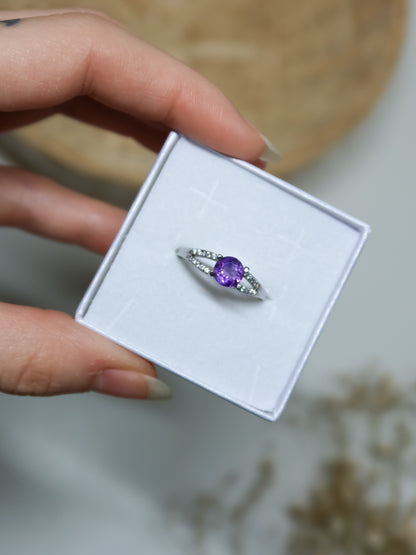 Anello in Ametista