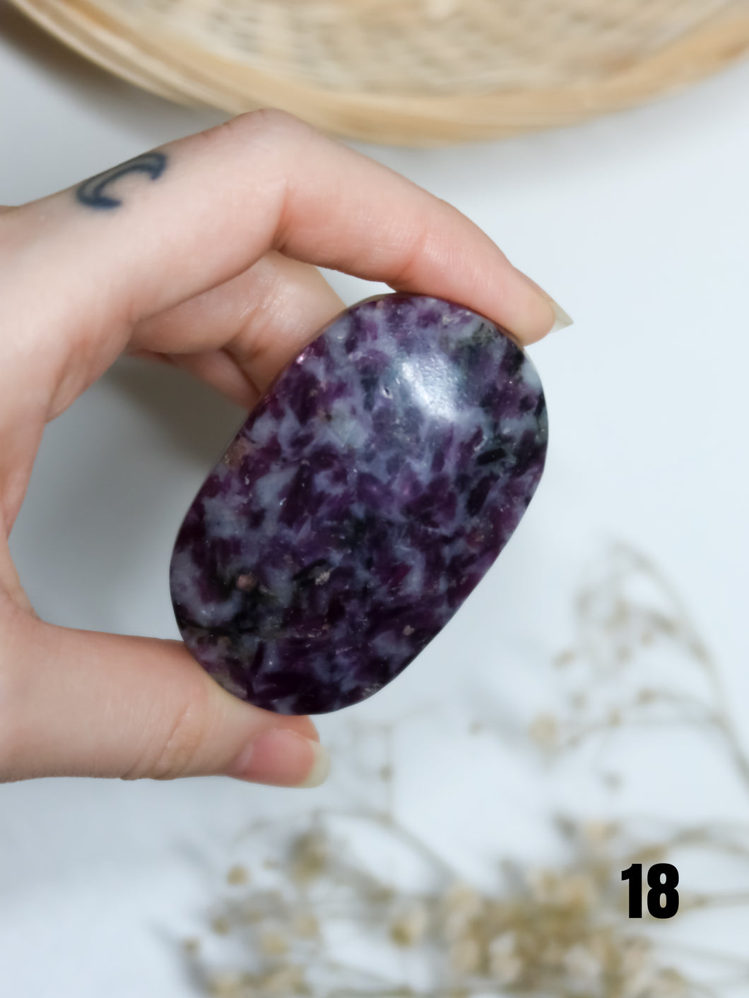 Palmstone di Lepidolite