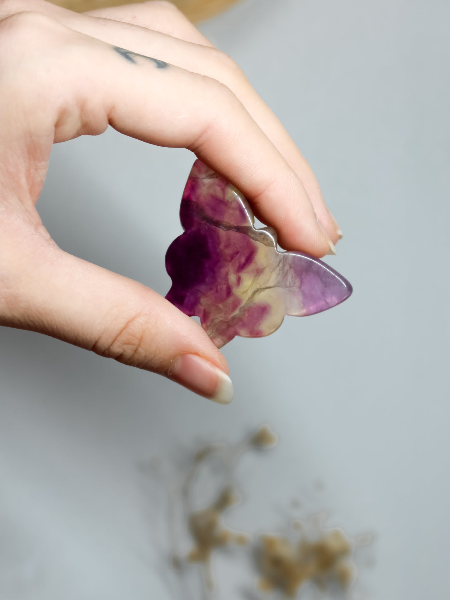 Farfalla in Fluorite