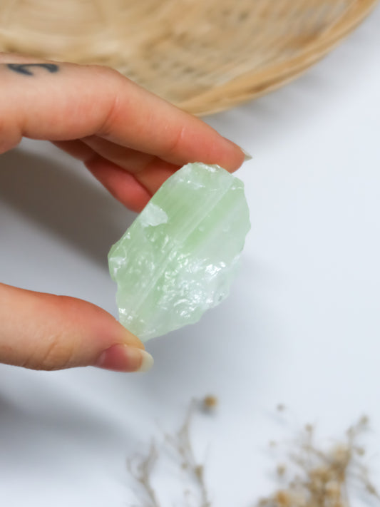 Calcite Verde Mela Grezza