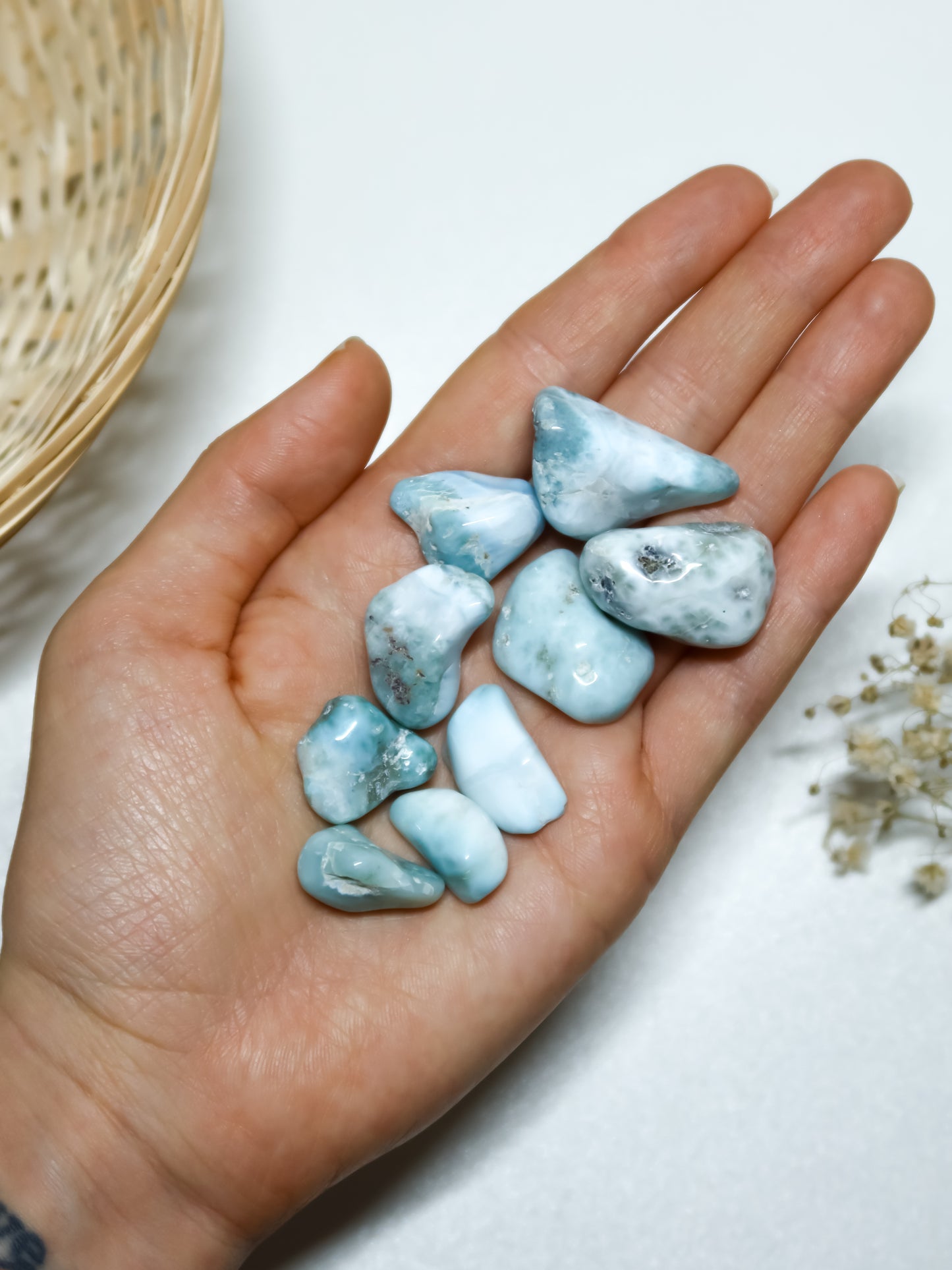 Larimar (Pietra di Atlantide) Burattata