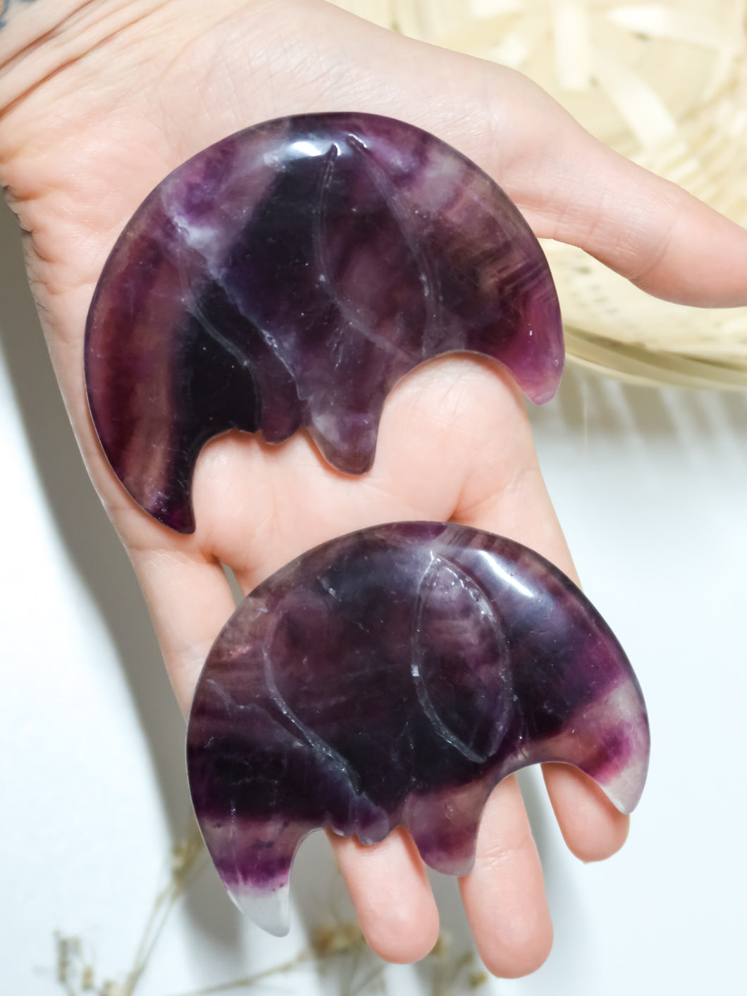 Luna in Fluorite (Mezzaluna)