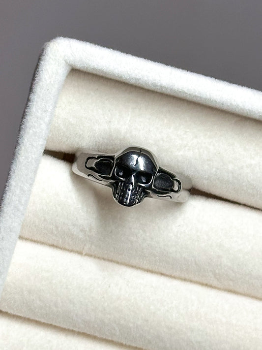 ANELLO TESCHIO (ACCIAIO INOX)