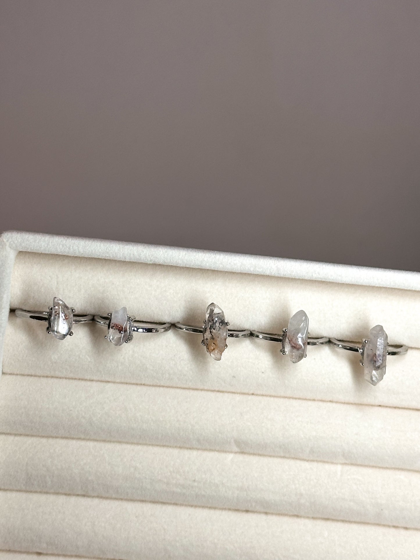 ANELLO IN DIAMANTE HERKIMER