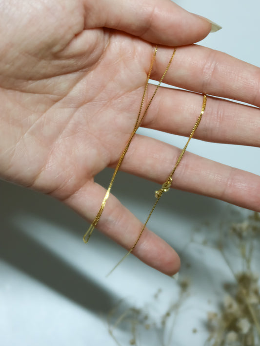 Catenella in Argento 925 (Placcato Oro)