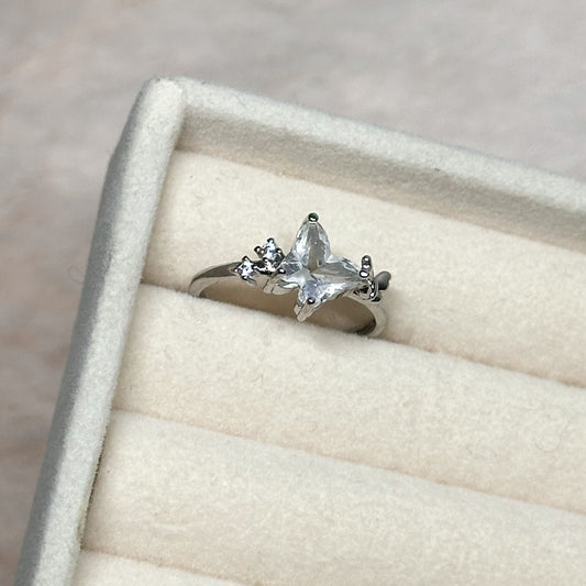 ANELLO AURELIA IN QUARZO IALINO