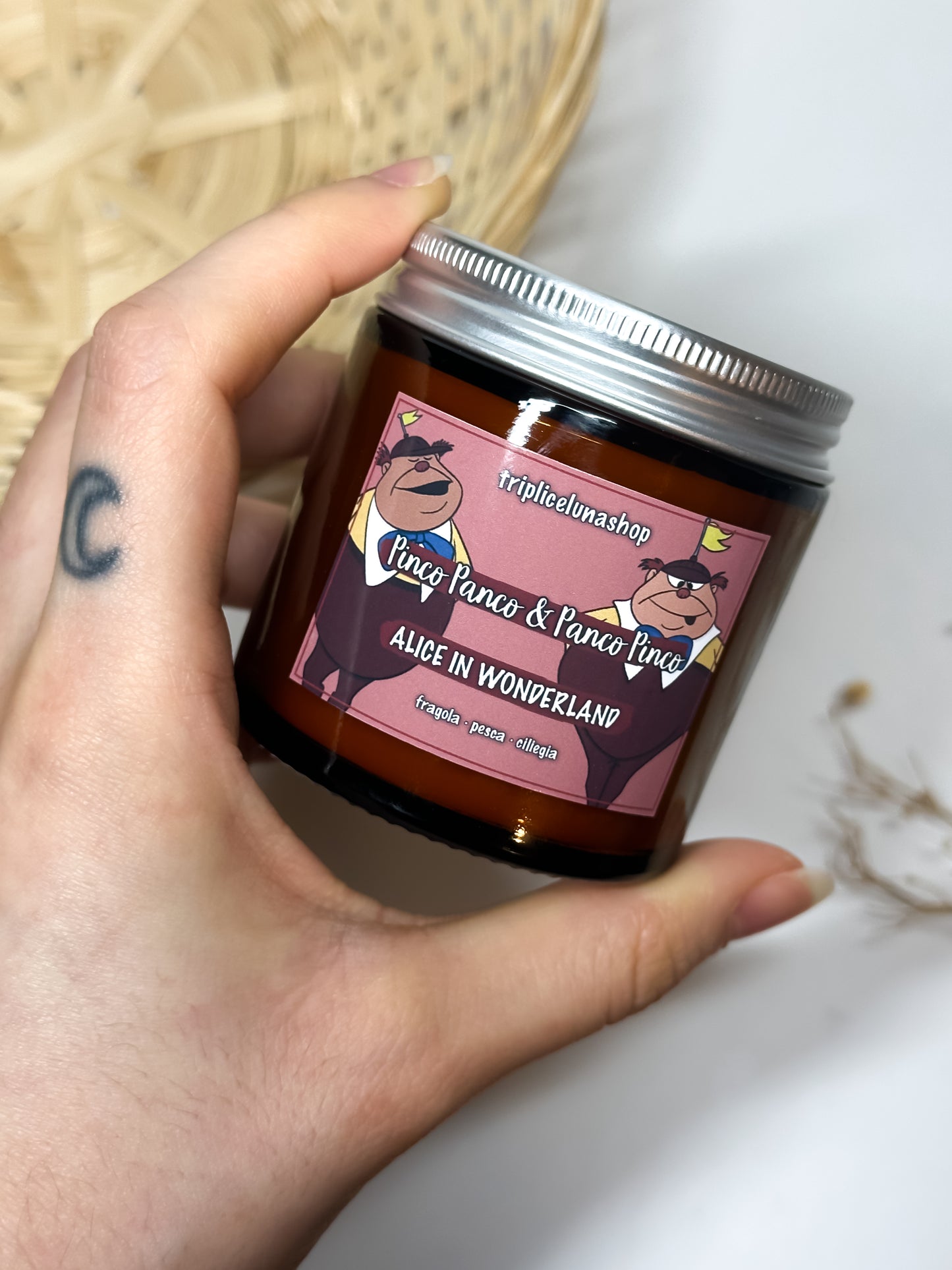Candele collezione Alice in Wonderland