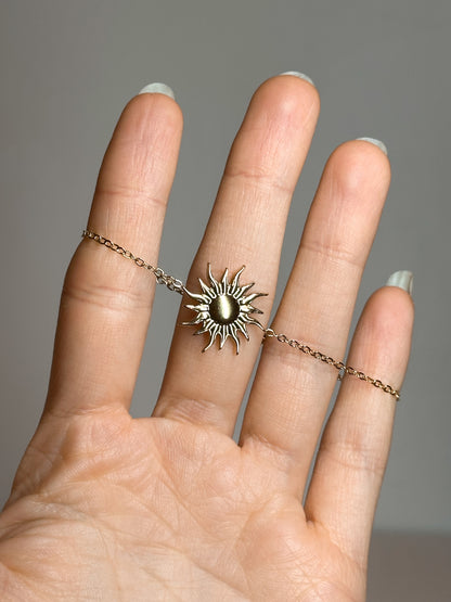 BRACCIALE SOLE GOLD (ACCIAIO INOX)