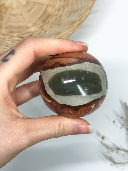 Sfera in Diaspro Policromo