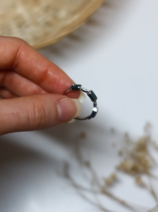 Anello in Topazio Blu