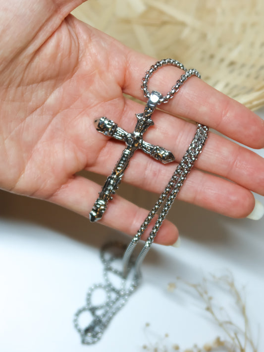 Collana a Croce (Acciaio Inox)