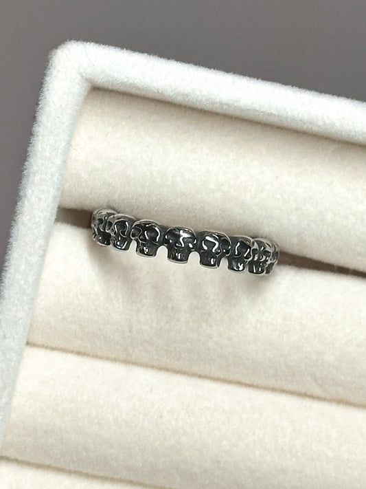 ANELLO TESCHI MINI (ACCIAIO INOX)