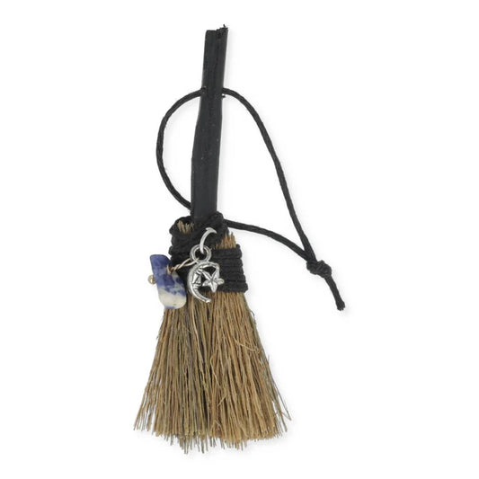 SCOPA CON MEZZALUNA E SODALITE