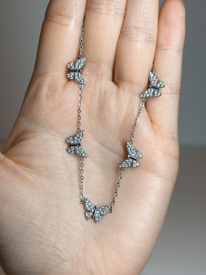 COLLANA FARFALLE (ACCIAIO INOX)