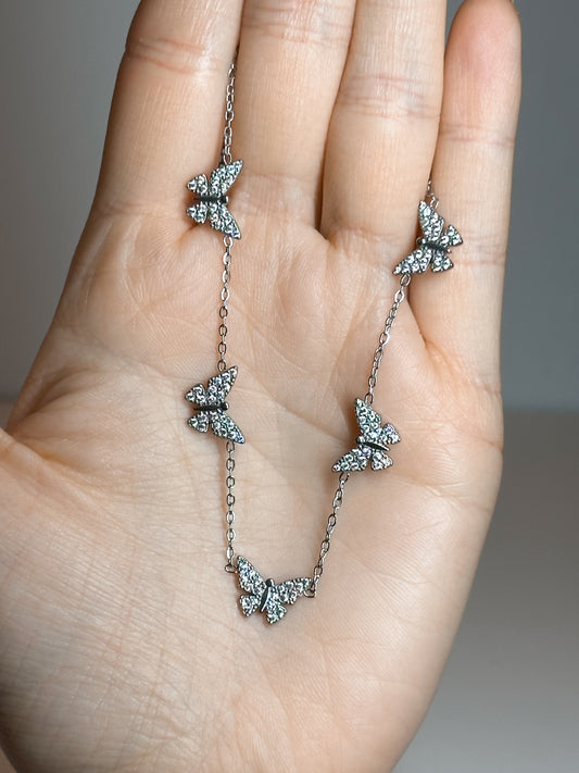 COLLANA FARFALLE (ACCIAIO INOX)