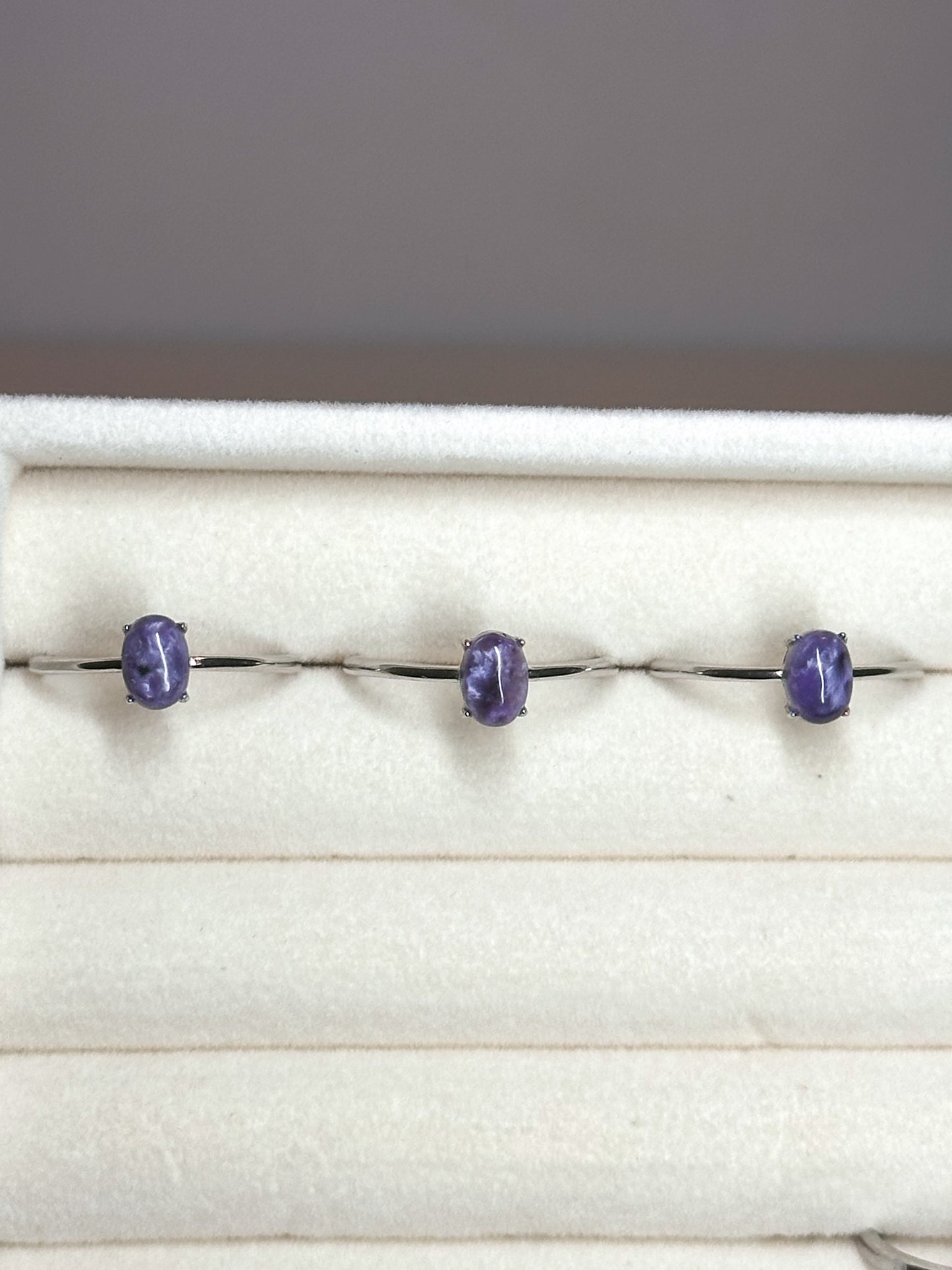 ANELLO IN CIAROITE (ARGENTO 925)