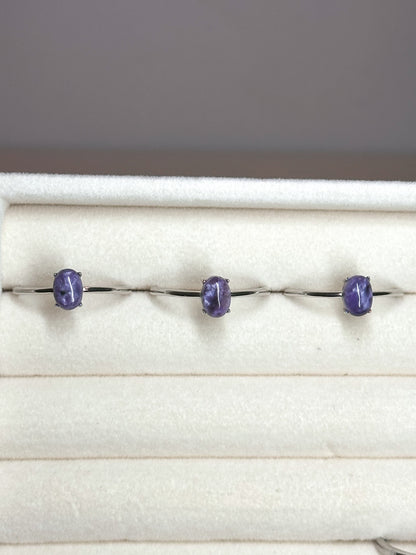 ANELLO IN CIAROITE (ARGENTO 925)
