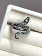 ANELLO SERPENTE ATTORCIGLIATO (ACCIAIO INOX)