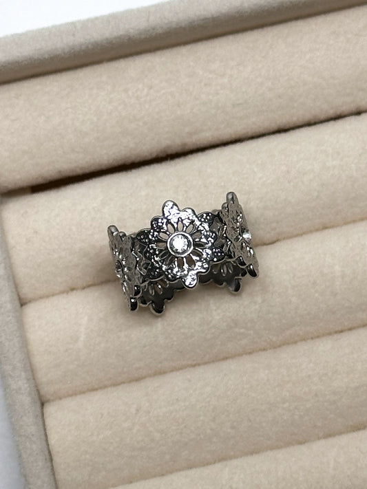 ANELLO FIORI (ACCIAIO INOX)