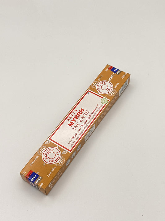 Mirra - Bastoncini di incenso Satya (15gr)