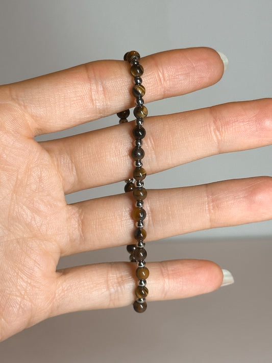 BRACCIALE IN OCCHIO DI TIGRE (ACCIAIO INOX)