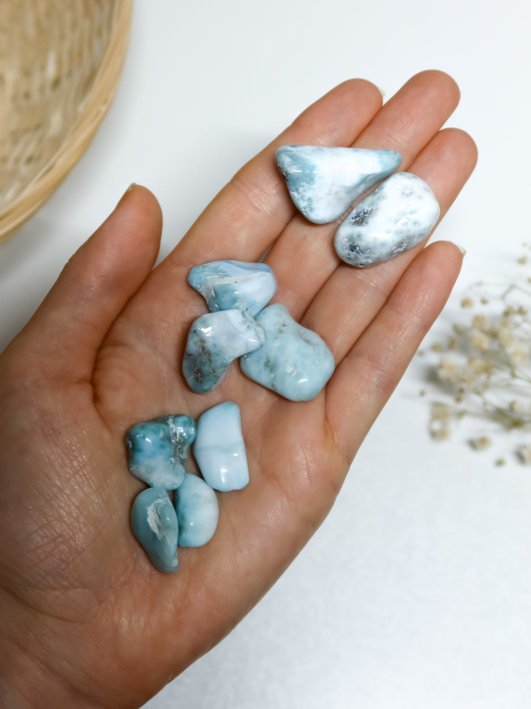 Larimar (Pietra di Atlantide) Burattata