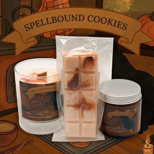 SPELLBOUND COOKIES | AUTUNNO, HALLOWEEN (CANDELA/WAX MELT)
