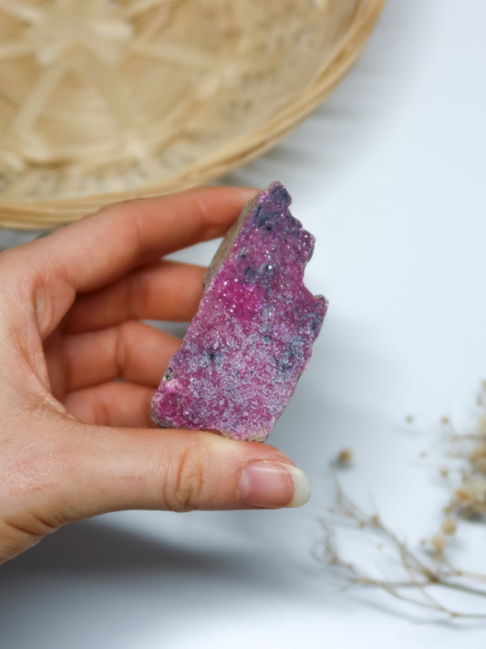 Calcite Cobalto Grezza