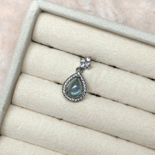 CIONDOLO DEW IN ACQUAMARINA