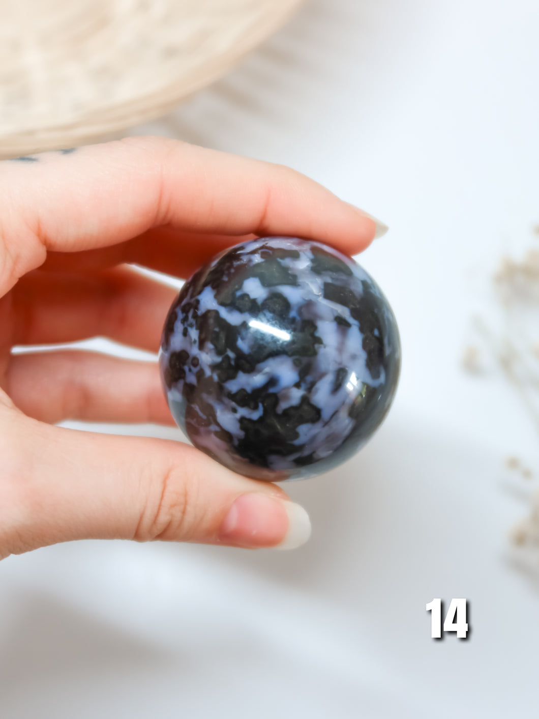 Sfera in Indigo Gabbro