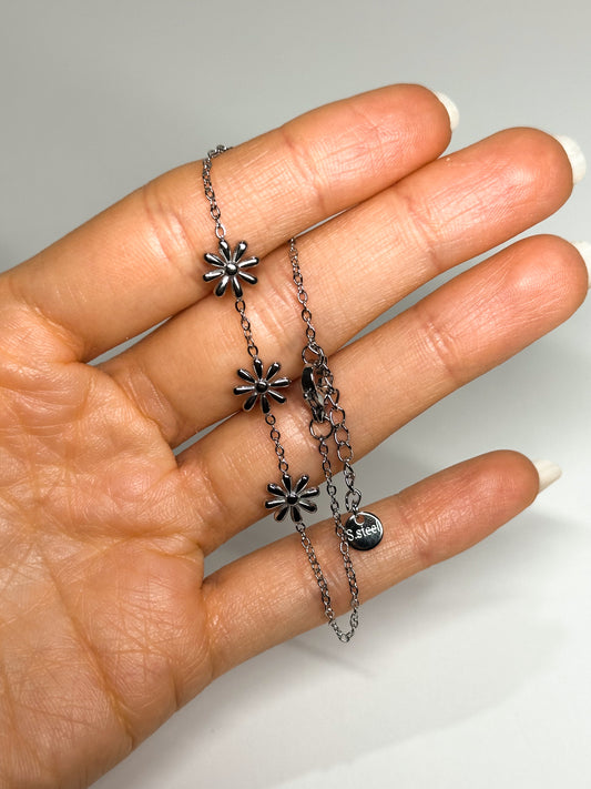 BRACCIALE FIORI (ACCIAIO INOX)
