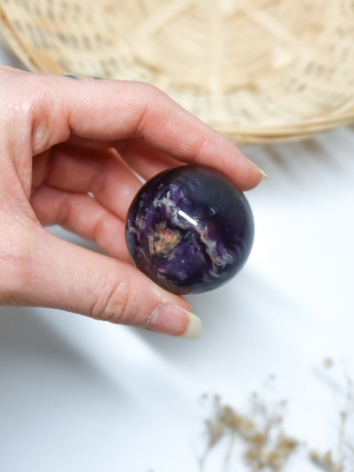 Sfera in Fluorite