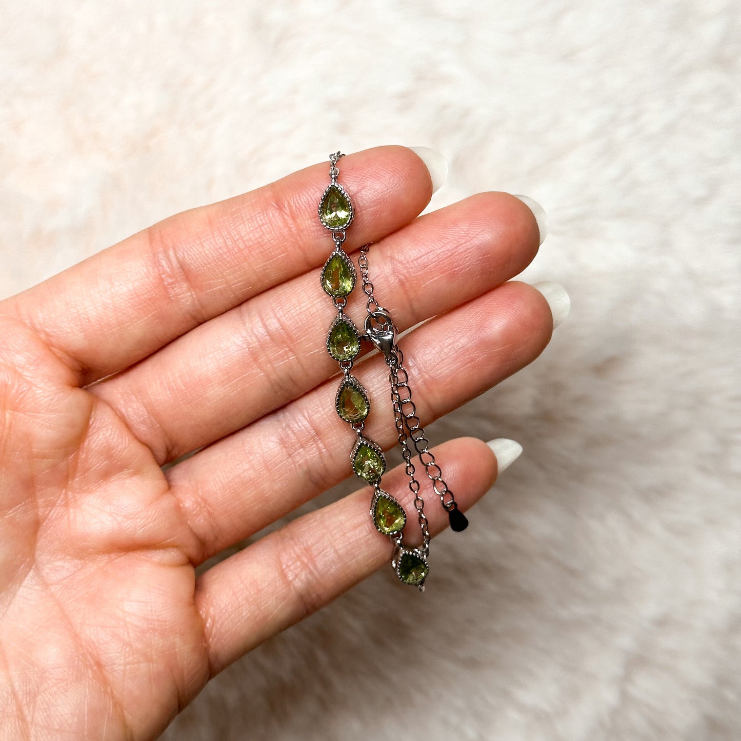 BRACCIALE POTHOS IN PERIDOTO