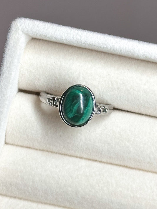 ANELLO IN MALACHITE