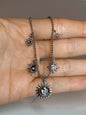 COLLANA SOLE E STELLE (ACCIAIO INOX)