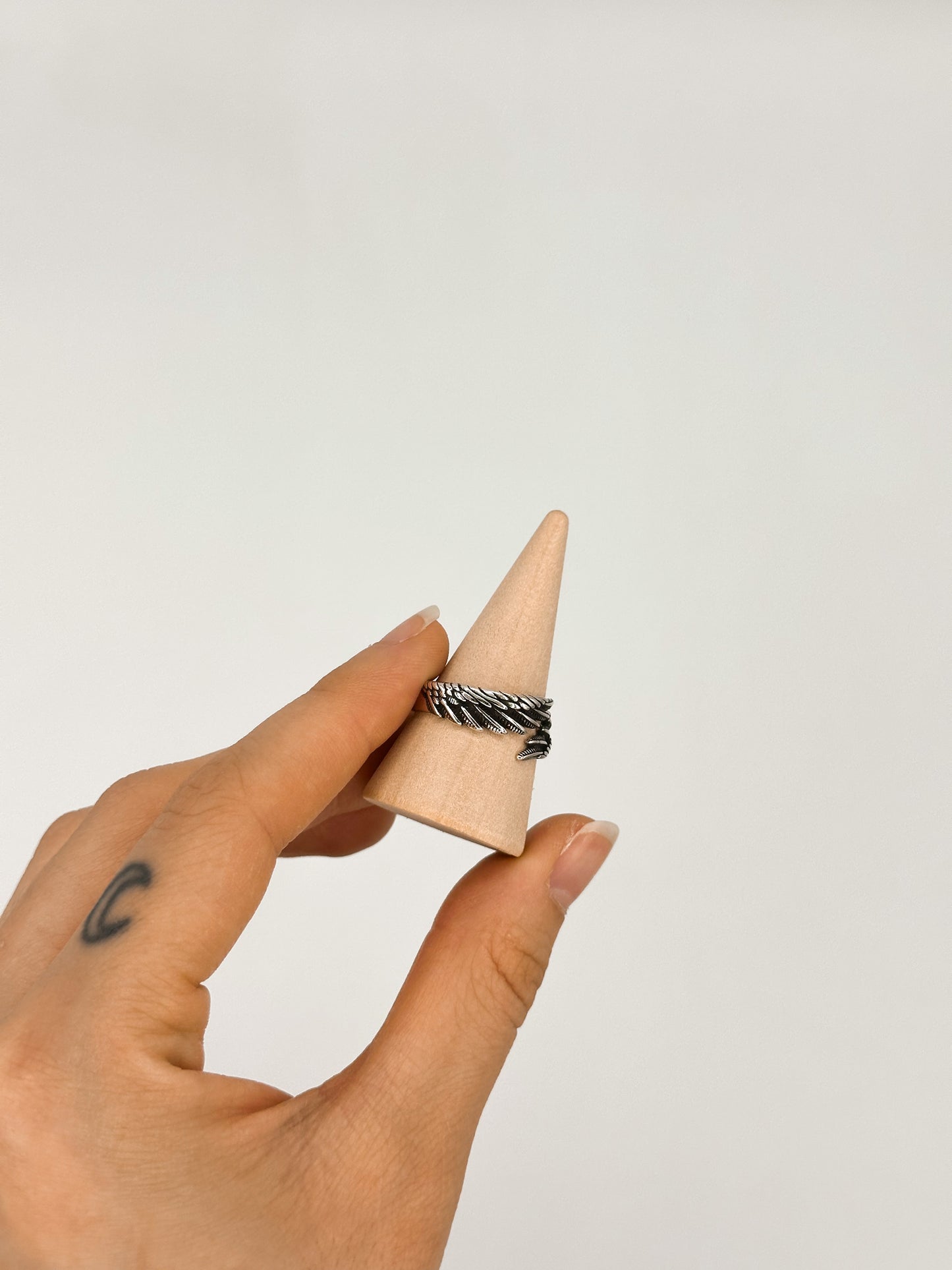 Anello ad Ali di Angelo (Argento 925)