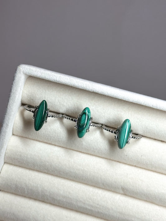 ANELLO IN MALACHITE