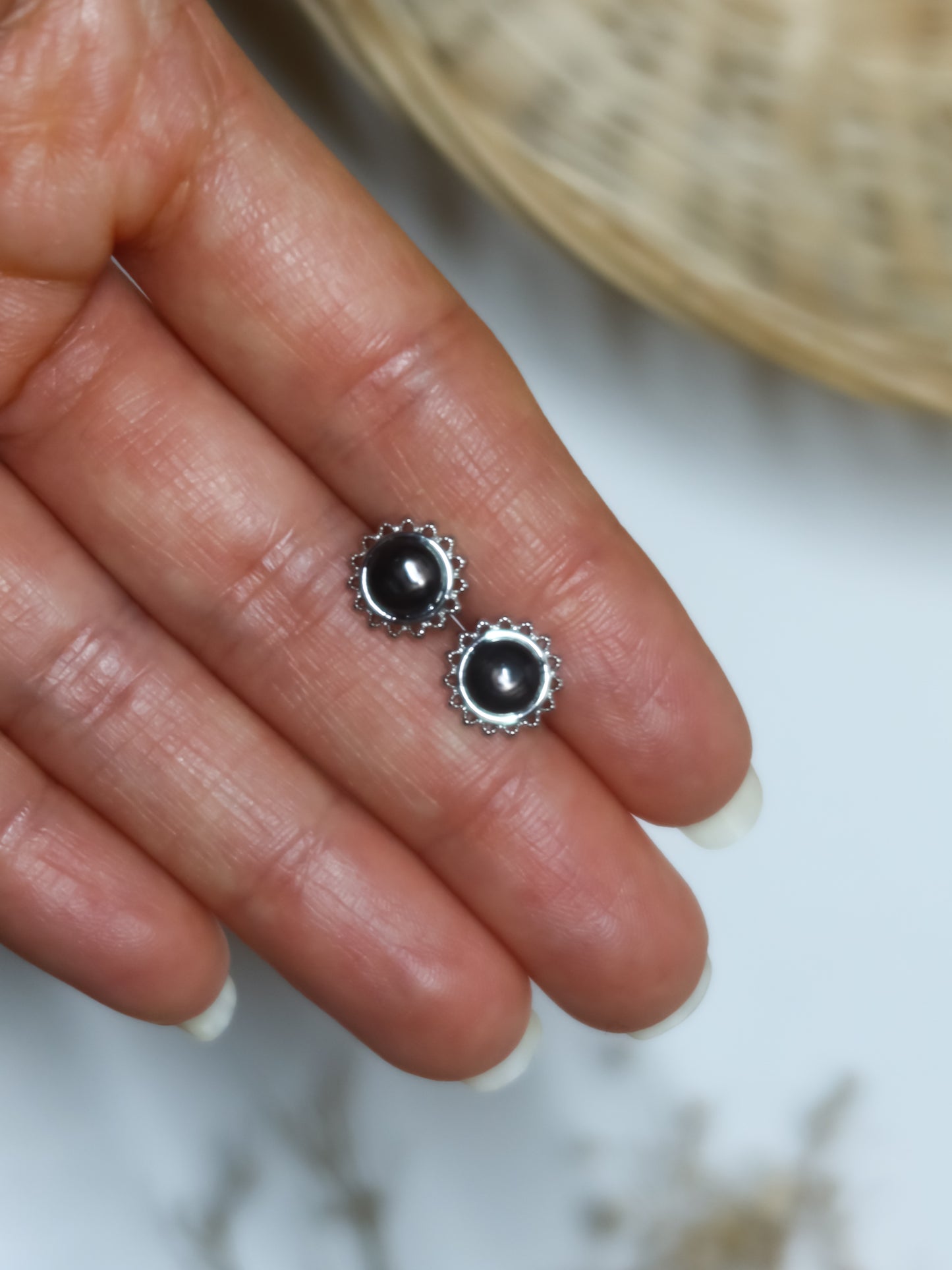 Orecchini in Iperstene (Argento 925)