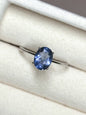 ANELLO IN FLUORITE BLU (ARGENTO 925)