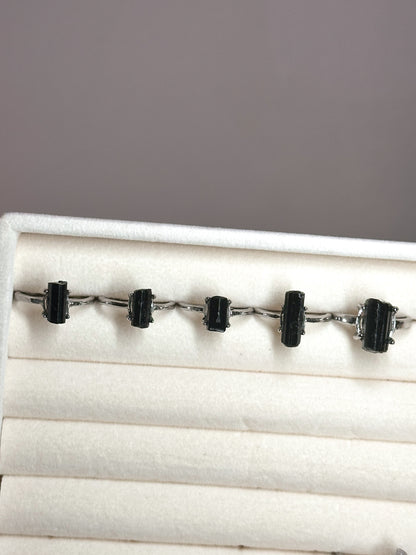 ANELLO IN TORMALINA NERA