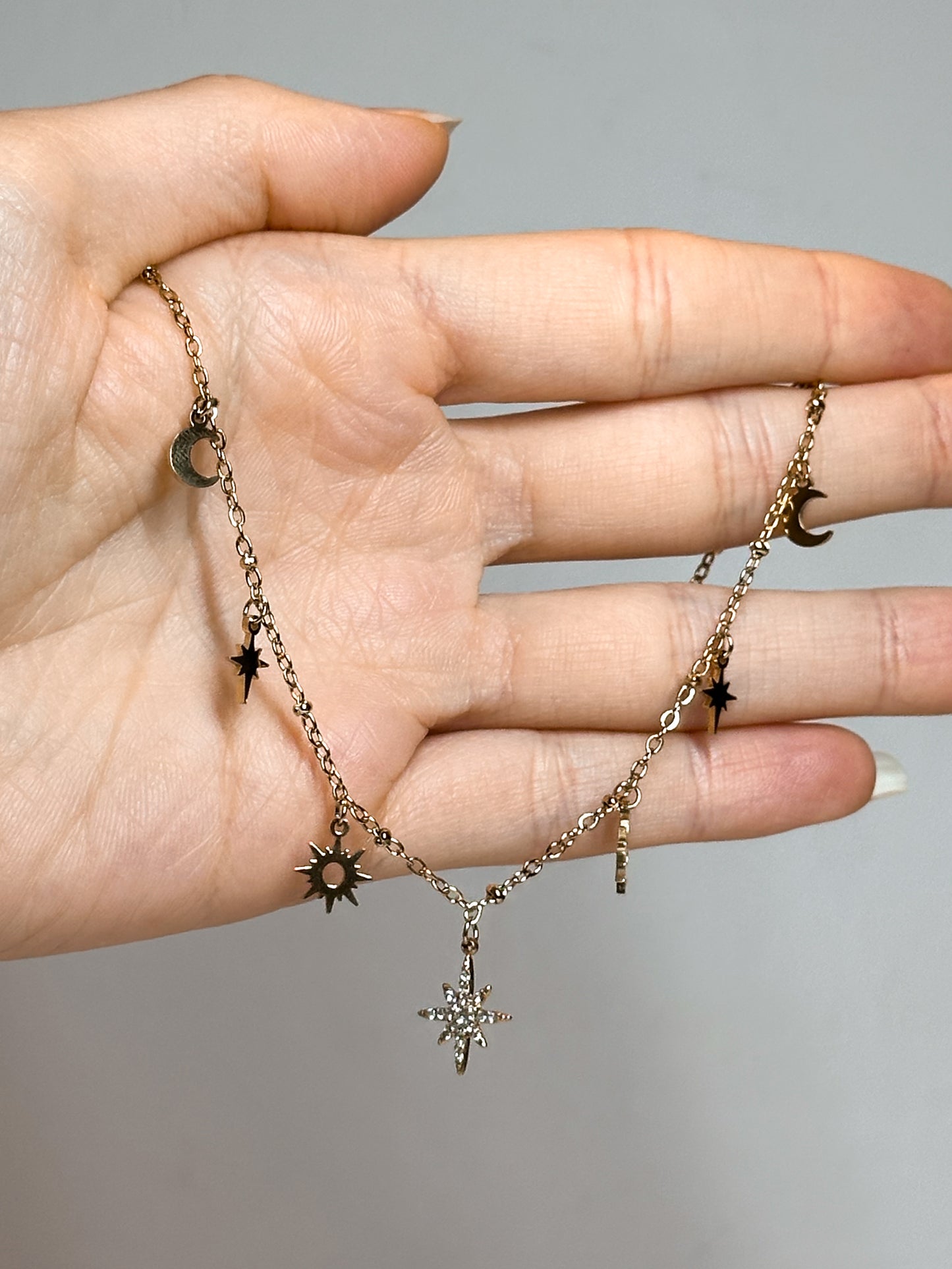 COLLANA CELESTIAL GOLD (ACCIAIO INOX)
