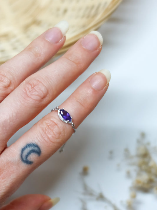 Anello in Ametista