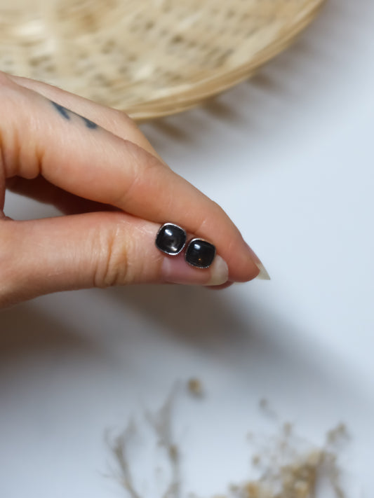 Orecchini in Iperstene (Argento 925)