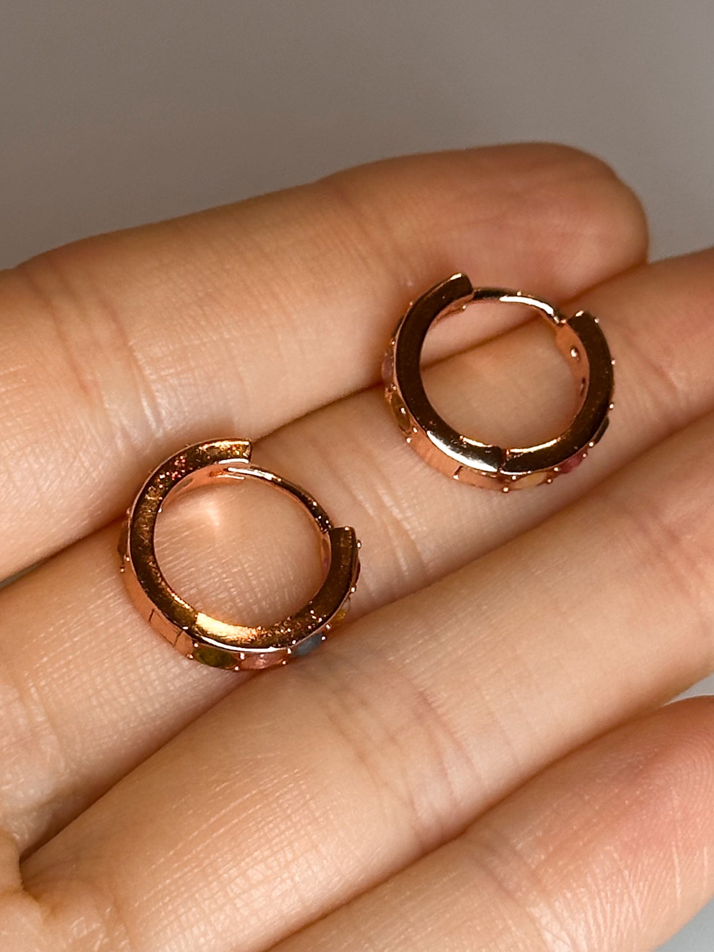 ORECCHINI IN TORMALINA ROSE GOLD